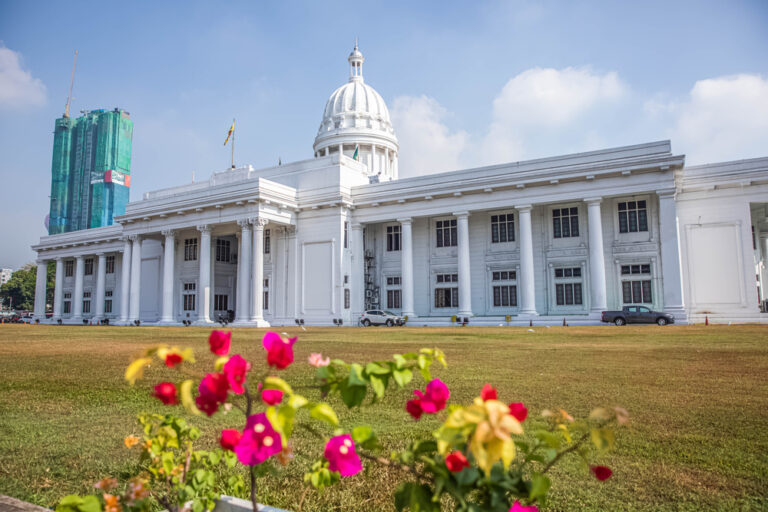 Columbo,City,Government,Building,At,Sri,Lanka